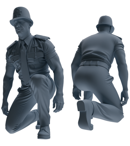 MRY-SFW LYGR806 Modern British Police Six-Person Punishment Group