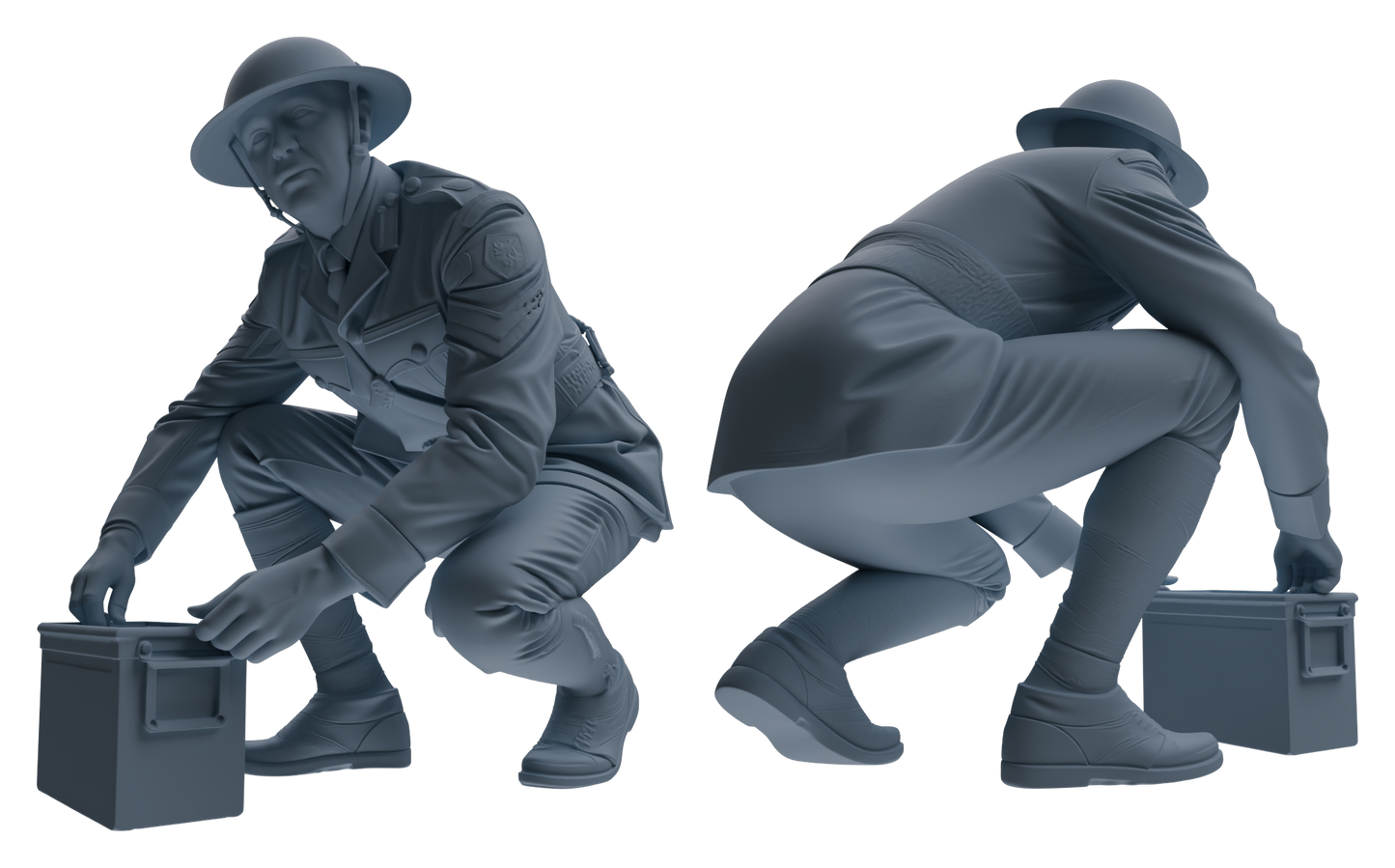 MRY-SFW LYGR604 Historical WWII British Army Six-Person Combat Readiness Group