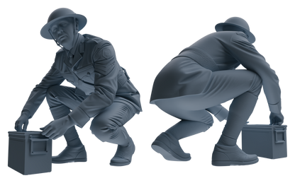 MRY-SFW LYGR604 Historical WWII British Army Six-Person Combat Readiness Group