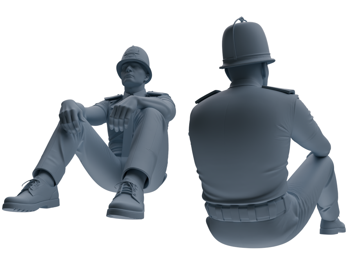 MRY-SFW LYGR808 Modern British Police Seven-Person Rest Group
