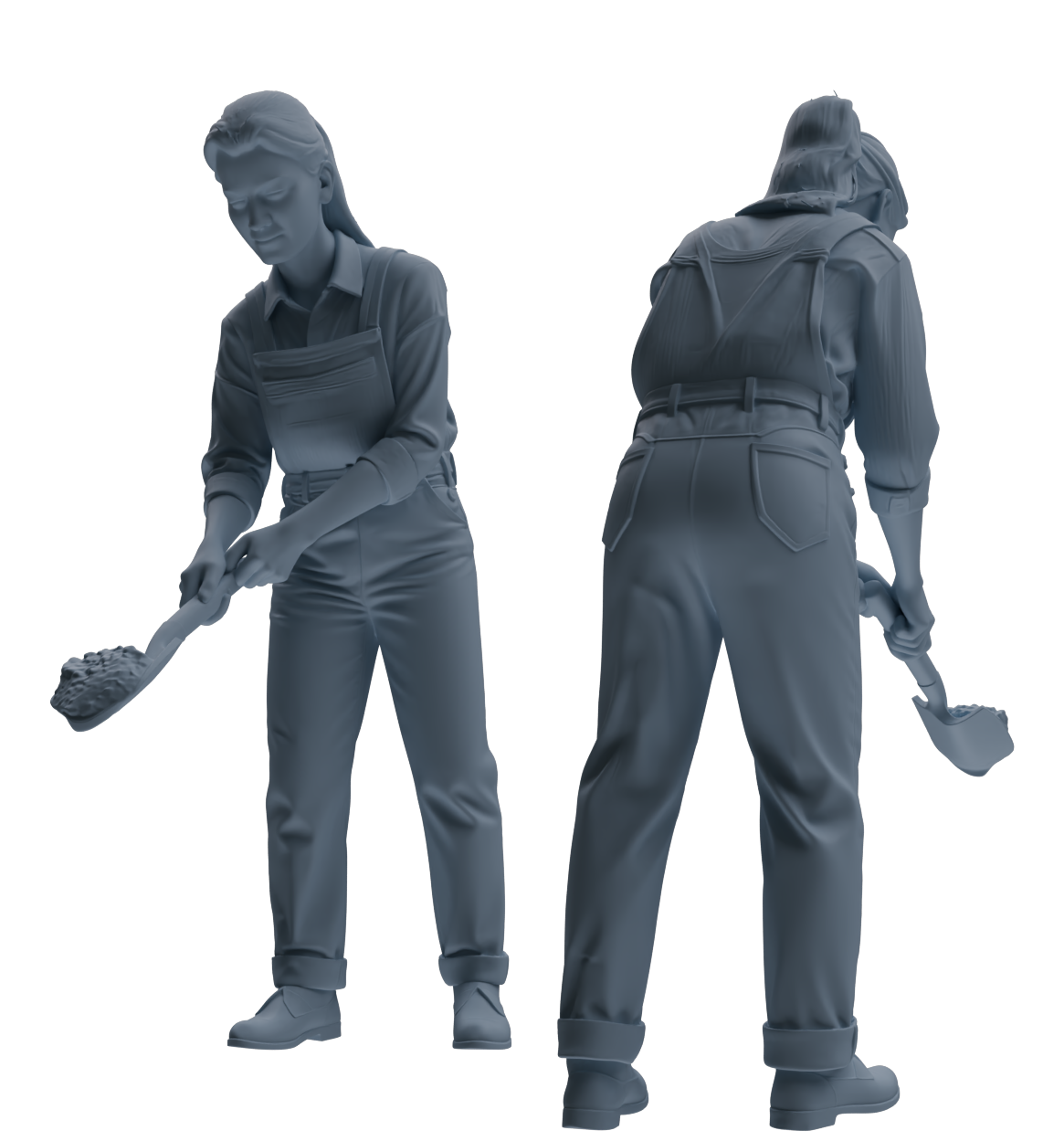 MRY-SFW LYTR923 Cooking Woman Multi-pose Modern Model 3 pcs