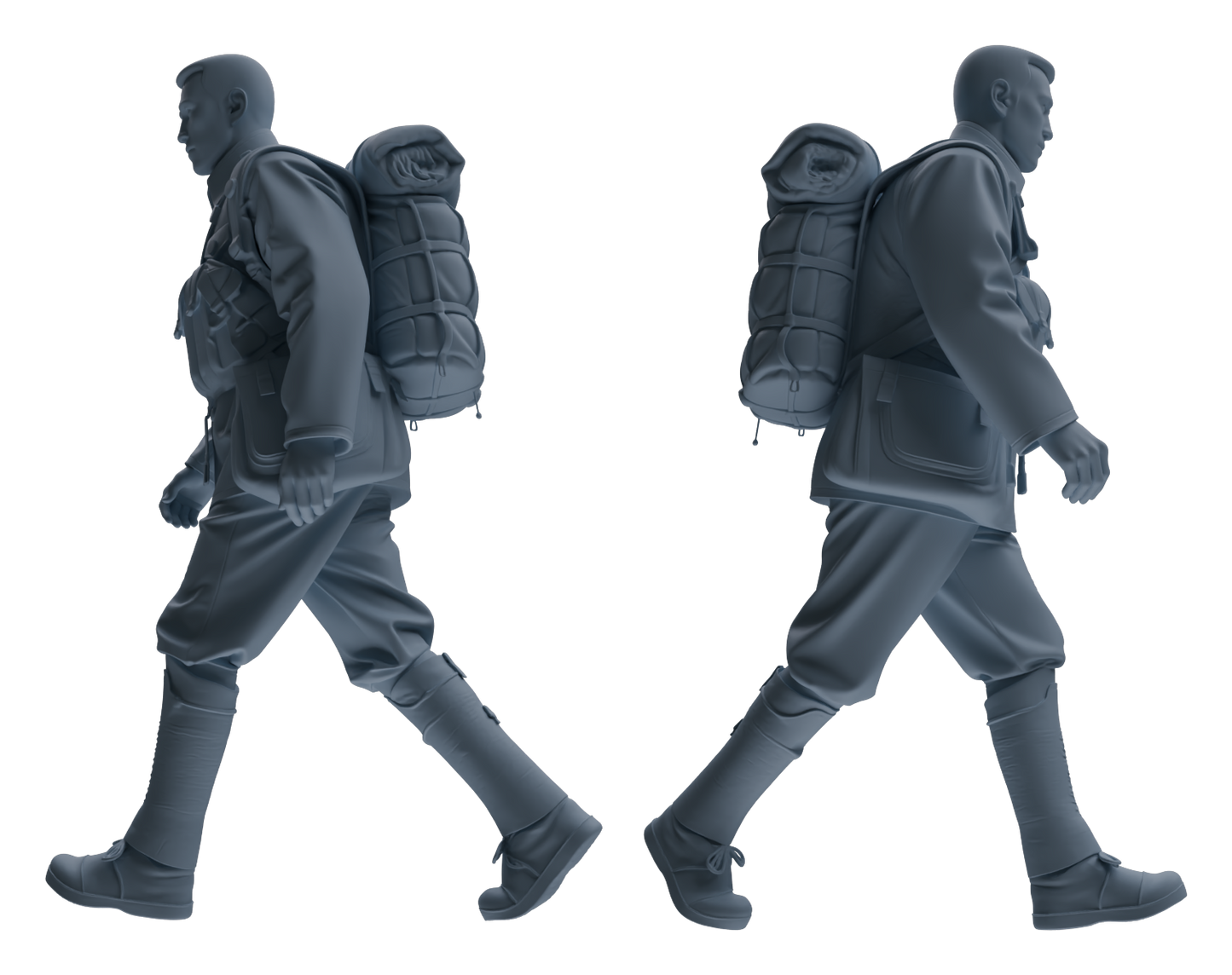 MRY-SFW LYGR605 Historical People's Liberation Army Six-Person Carrying Group