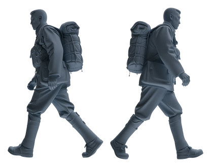 MRY-SFW LYGR605 Historical People's Liberation Army Six-Person Carrying Group