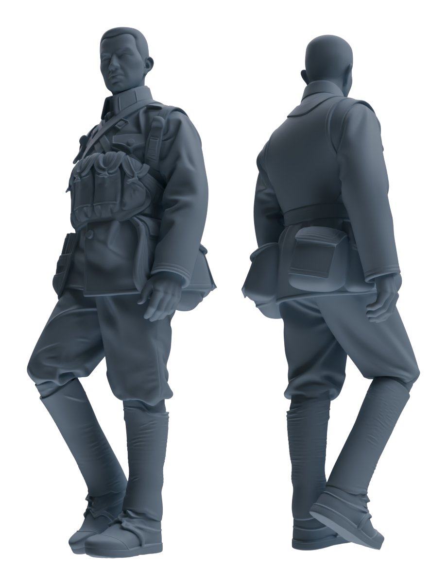 MRY-SFW LYGR608 Historical People's Liberation Army Seven-Person Rest Group