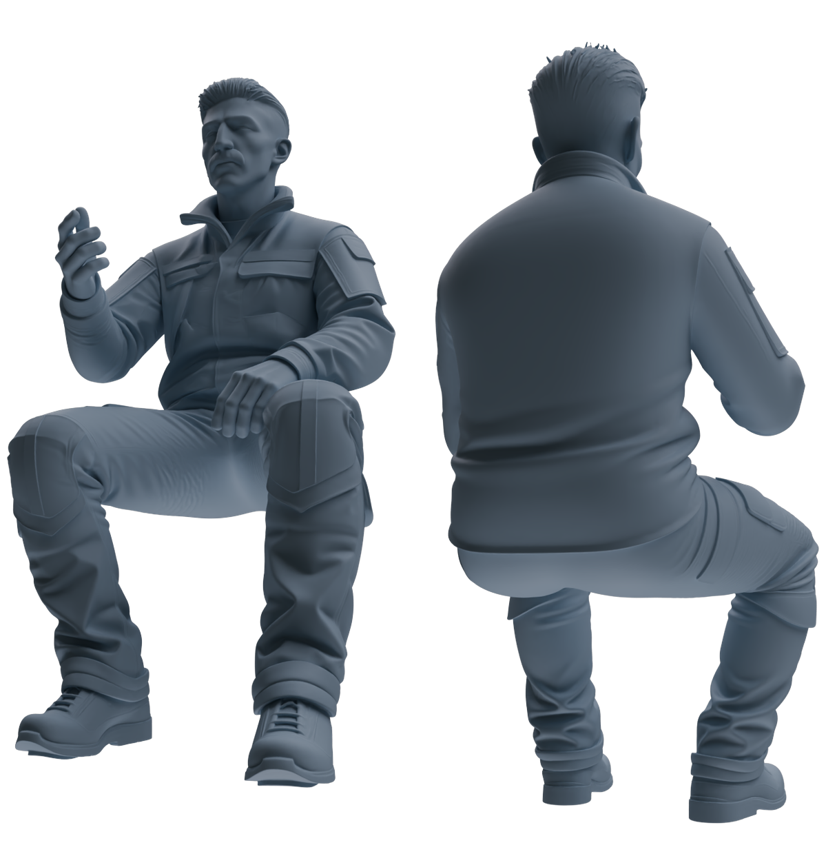 MRY-SFW LYGR685 Modern U.S. Military Six-Person Talking Group