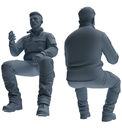 MRY-SFW LYGR685 Modern U.S. Military Six-Person Talking Group
