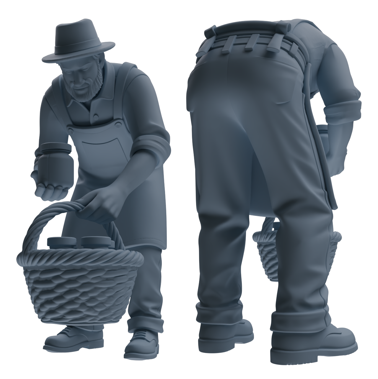 MRY-SFW LYTR908 Farm Harvest Character Modern Model 4 pcs