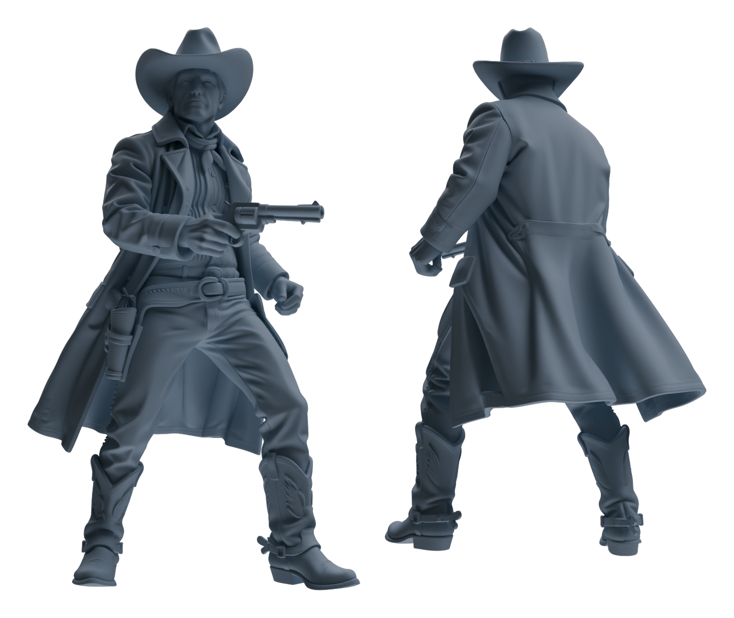 MRY-SFW LYTR918 Western Cowboy Sheriff Multi-pose Modern Model 4 pcs