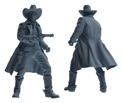 MRY-SFW LYTR918 Western Cowboy Sheriff Multi-pose Modern Model 4 pcs