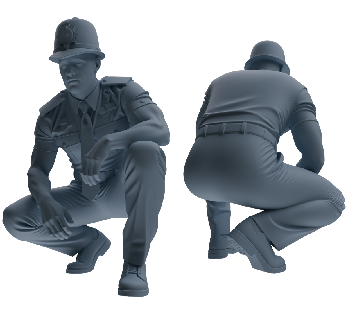 MRY-SFW LYGR805 Modern British Police Five-Person Daily Routine 2