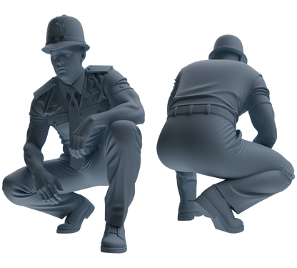 MRY-SFW LYGR805 Modern British Police Five-Person Daily Routine 2