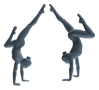 MRY-SFW LYTR835 Rhythmic Gymnastics Female Athlete Figure Modern Model 6 pcs Miniature Car Diorama Figures Scene Props Accessories Resin