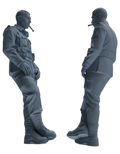 MRY-SFW SSTR178 Miniatures Soldier Model Kit Resting Soldier Pose Modern Model 6 pcs