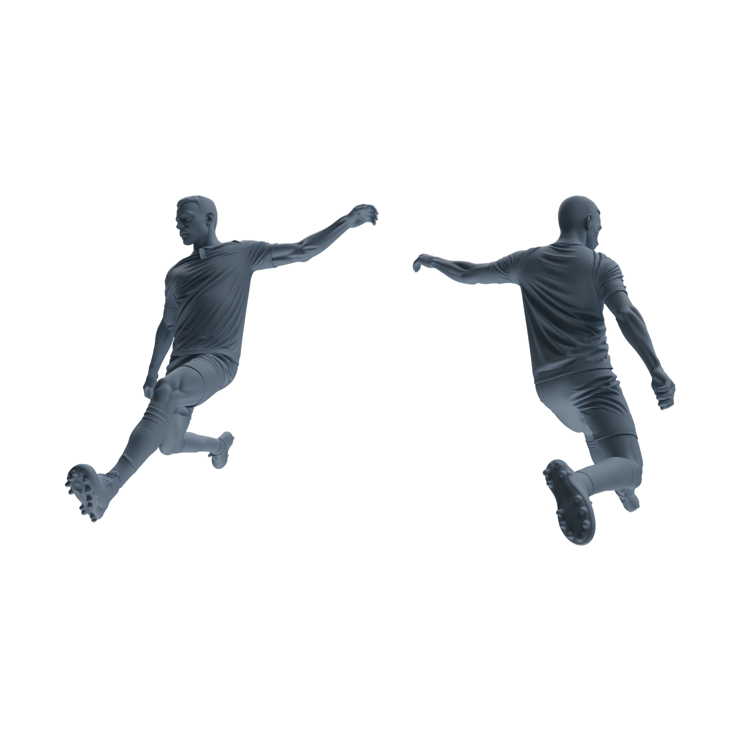 MRY-SFW LYTR812 Male Soccer Player Figure Modern Model 6 pcs Miniature Car Diorama Figures Scene Props Accessories Resin