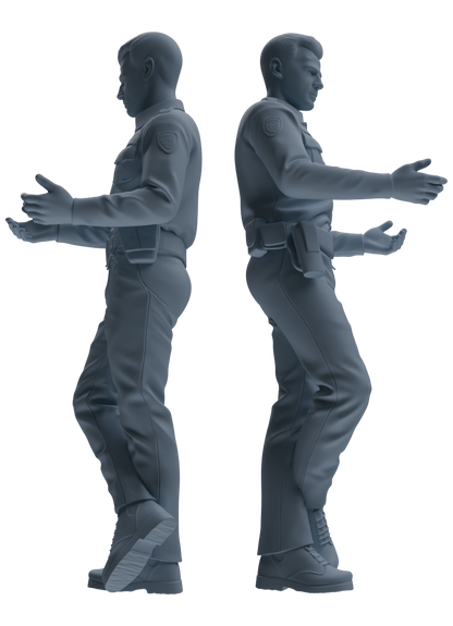 MRY-SFW LYGR675 Los Angeles Patrol Police Six-Person Daily Routine 2