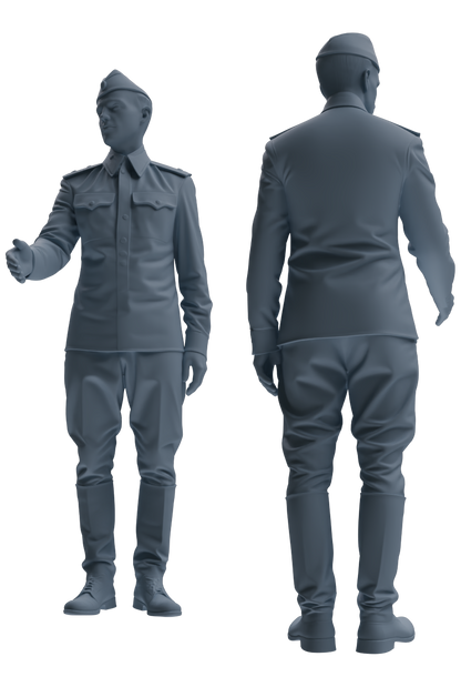 MRY-SFW LYGR732 WWII Soviet Army War Scene Daily Routine 2 Seven-Person Group
