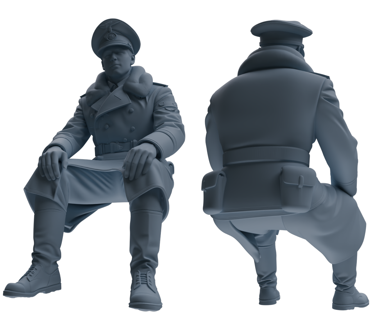 MRY-SFW LYGR710 WWII German Army War Scene Six-Person Rest Group