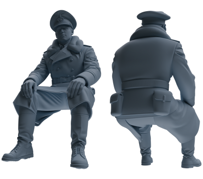 MRY-SFW LYGR710 WWII German Army War Scene Six-Person Rest Group