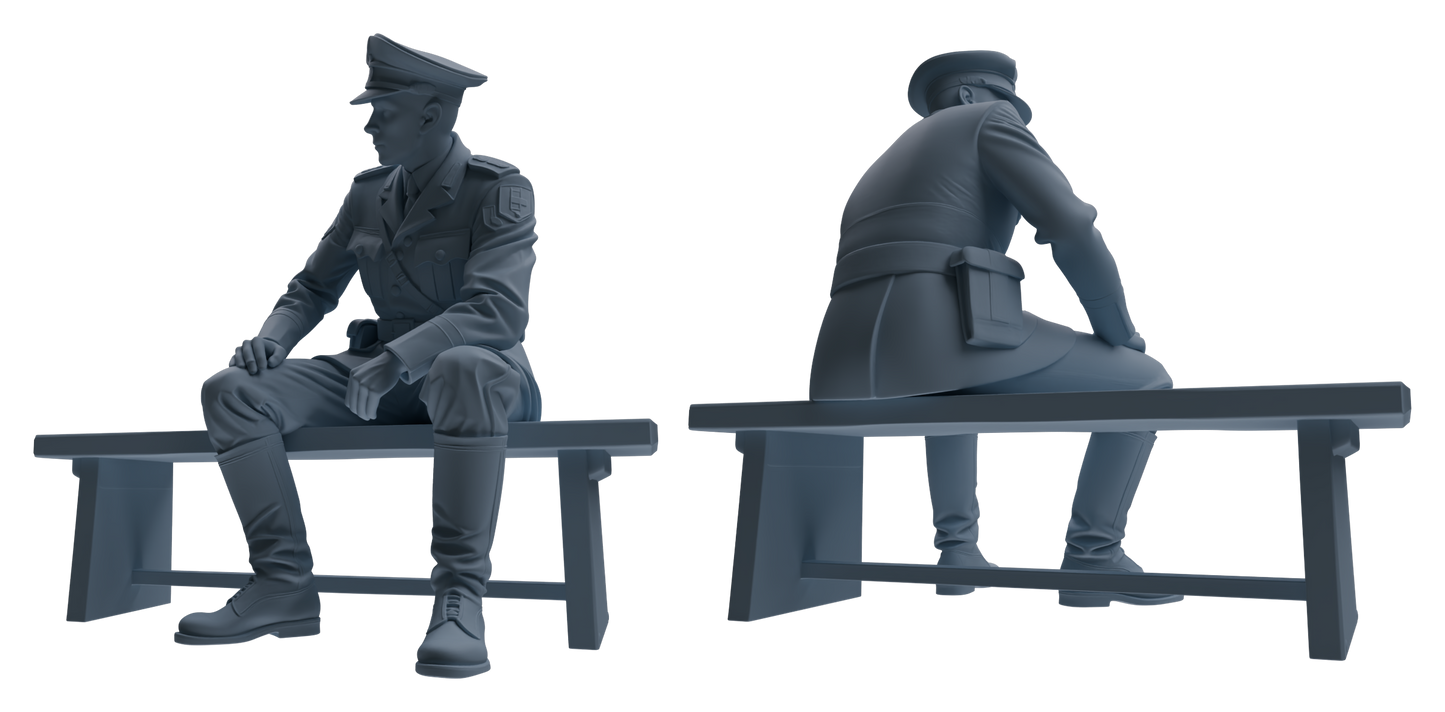 MRY-SFW LYGR590 WWII French Army Six-Person Strategic Deployment Group