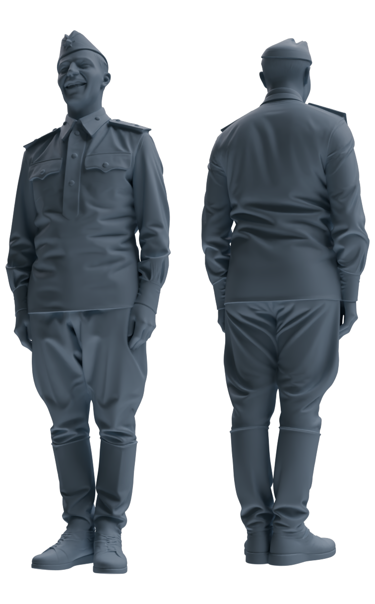 MRY-SFW LYGR735 WWII Soviet Army War Scene Six-Person Entertainment Group