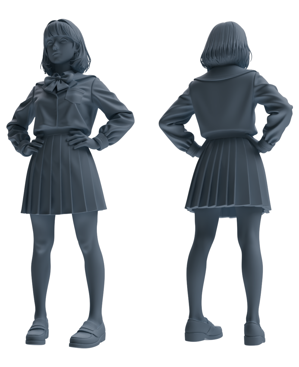 MRY-SFW LYTR896 School Uniform Girl Modern Model 3 pcs