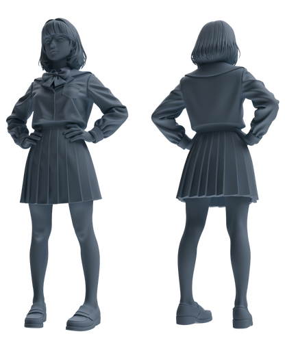 MRY-SFW LYTR896 School Uniform Girl Modern Model 3 pcs