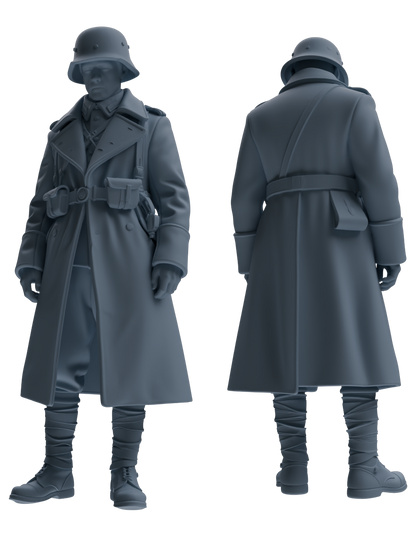 MRY-SFW SSTR181 Miniatures Soldier Model Kit Combat Soldier Pose Modern Model 6 pcs
