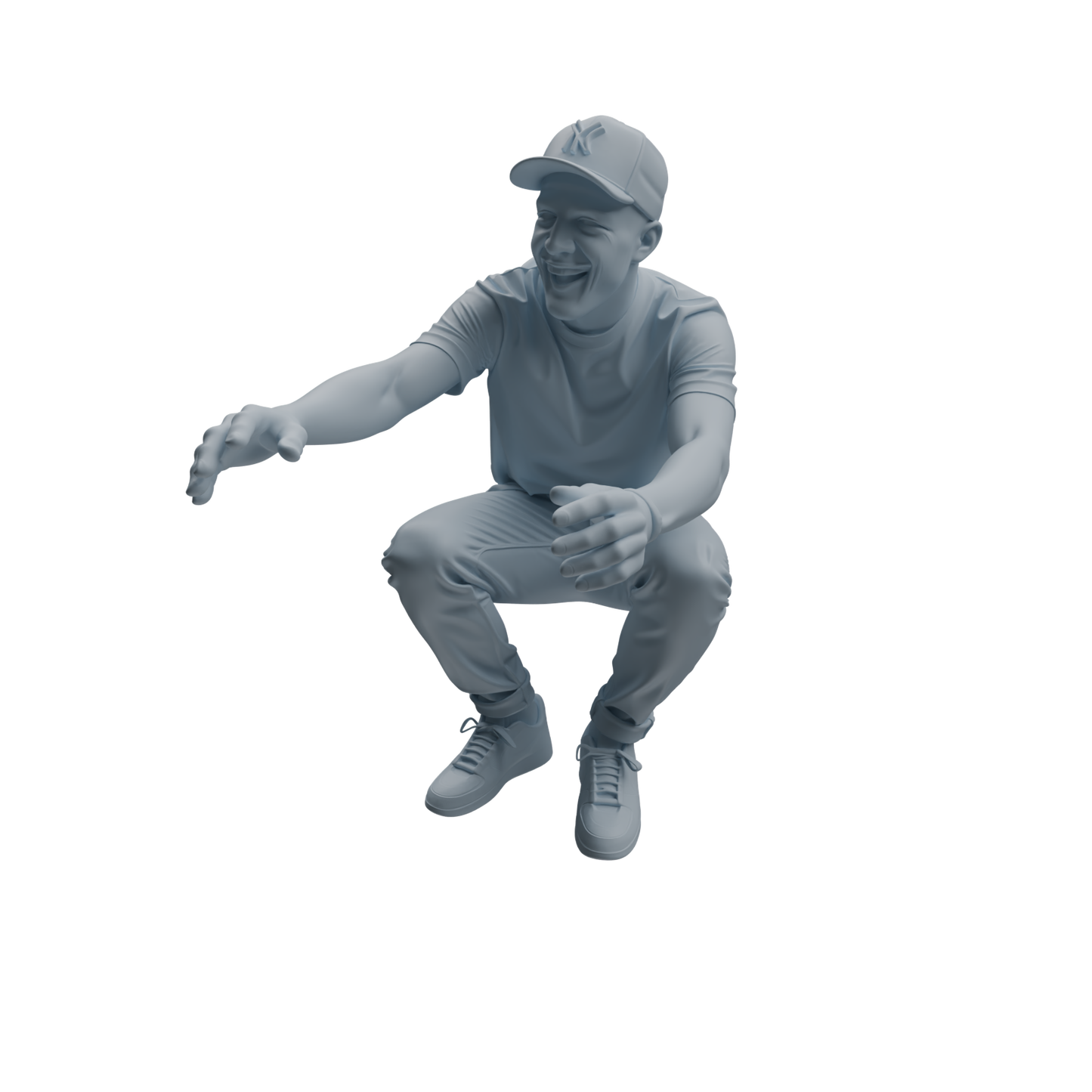 MRY-SFW LYTR1041 Joyful Interactive Male Character Modern Model 4 pcs