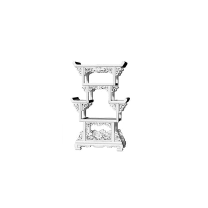 MRY-SFW LYTS535 3D Printed Chinese Classical Furniture Set, Unpainted White Resin, Miniature Dollhouse Diorama Accessories