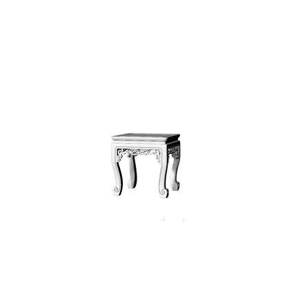 MRY-SFW LYTS523 3D Printed Chinese Antique Furniture Set, Unpainted White Resin, Miniature Diorama Screen Table & Chair Accessories