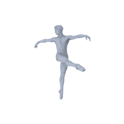 MRY-SFW LYTR548 Modern Stage Ballet Dancers Pose Group of 5 Miniature Car Diorama Figures Scene Props Accessories Resin