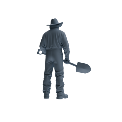 MRY-SFW LYTR922 Farm Cowboy Worker Multi-pose Modern Model 3 pcs