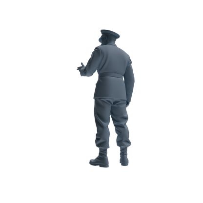 MRY-SFW SSTR184 Miniatures Soldier Model Kit Command Soldier Pose Modern Model 3 pcs
