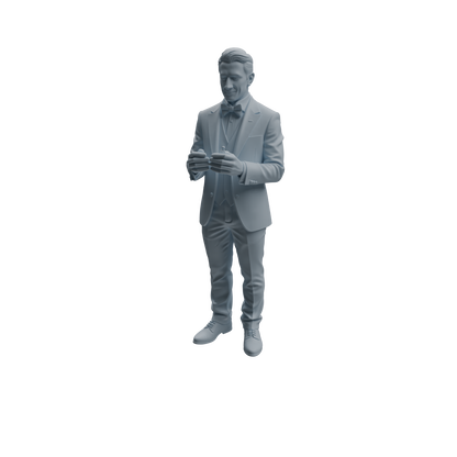 MRY-SFW LYTR945 Banquet Host Man Character Modern Model 4 pcs