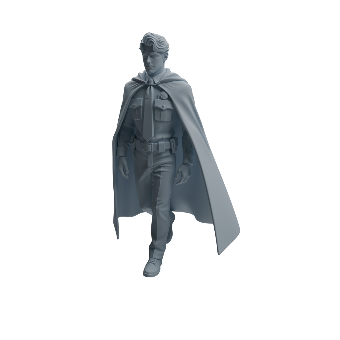 MRY-SFW LYTR949 Cape Uniform Man Character Modern Model 4 pcs