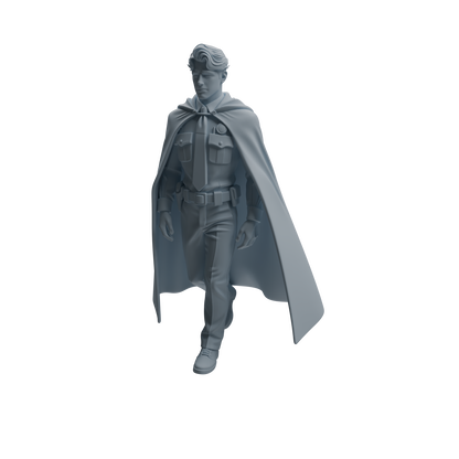 MRY-SFW LYTR949 Cape Uniform Man Character Modern Model 4 pcs