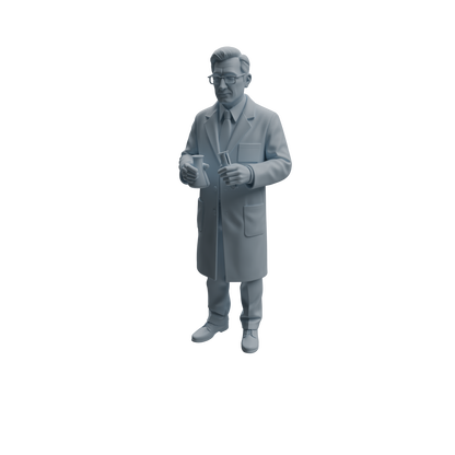 MRY-SFW LYTR964 Lab Instructor Teacher Character Modern Model 4 pcs
