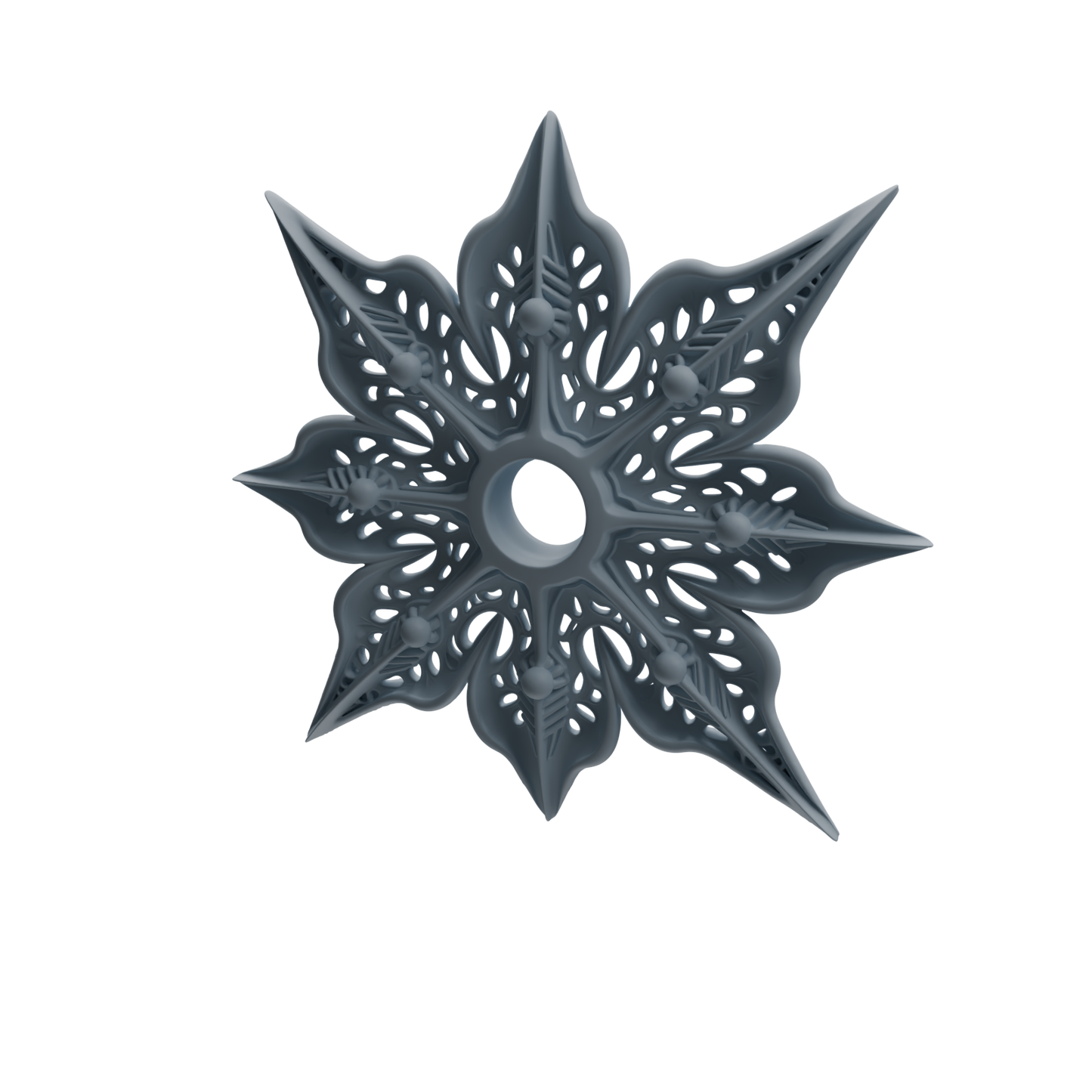 MRY-SFW LYGS455 Dragon Pattern Musket & Hollow Floral Shuriken Modern Model 4 pcs
