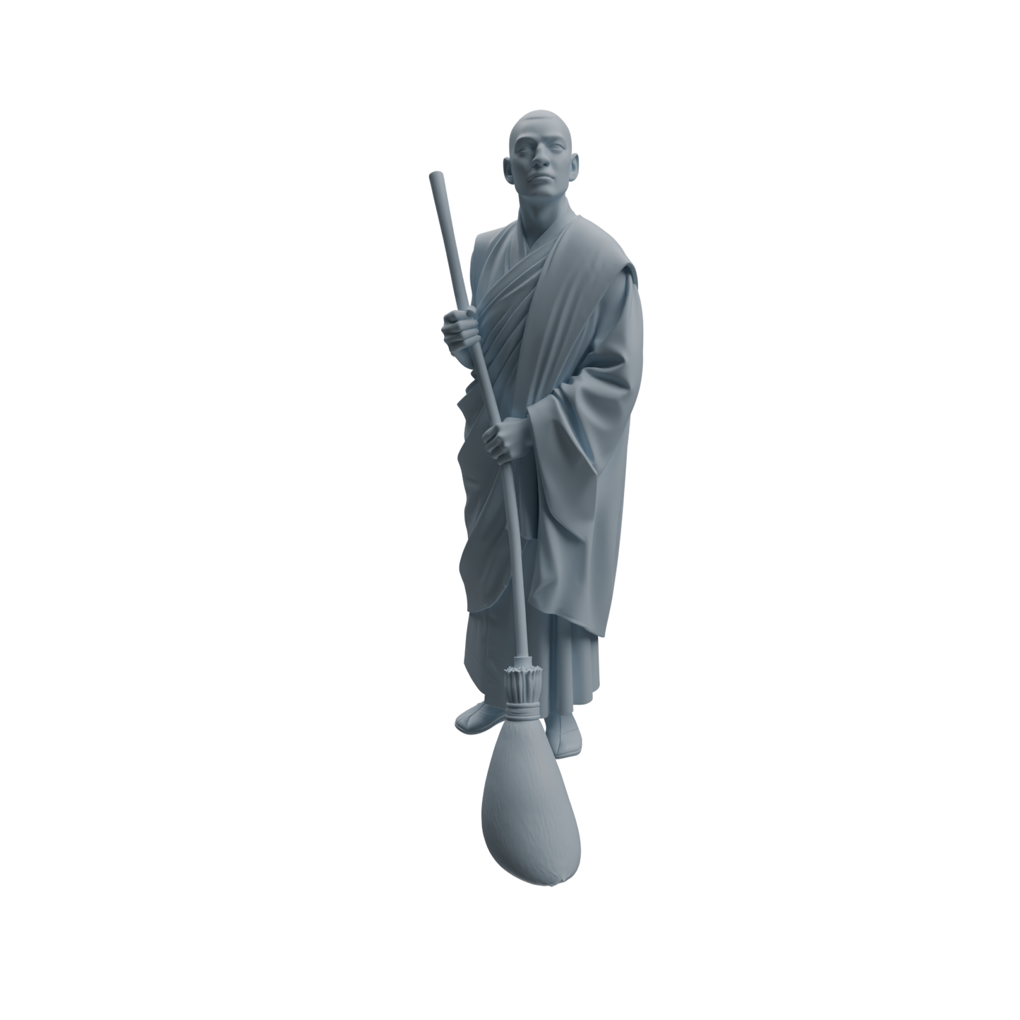 MRY-SFW LYTR1083 Sweeping Monk Character Modern Model 4 pcs