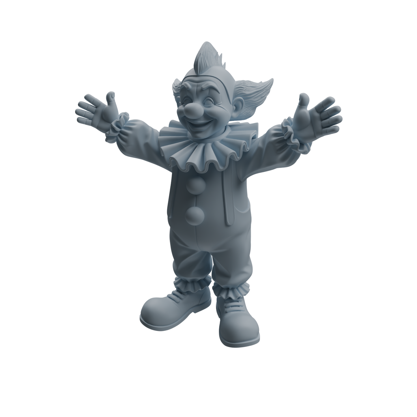 MRY-SFW LYTR1055 Carnival Clown Style Character Modern Model 4 pcs
