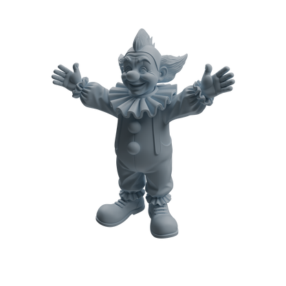 MRY-SFW LYTR1055 Carnival Clown Style Character Modern Model 4 pcs
