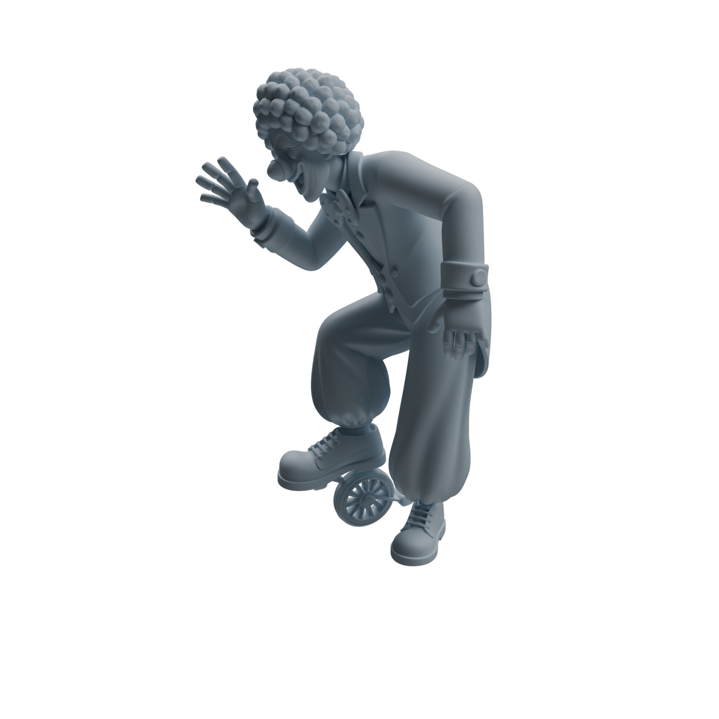 MRY-SFW LYTR1056 Circus Clown Performance Pose Character Modern Model 3 pcs