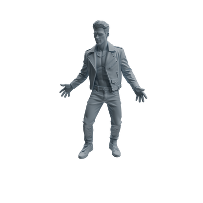 MRY-SFW LYTR928 Nightclub Party Man Character Modern Model 4 pcs