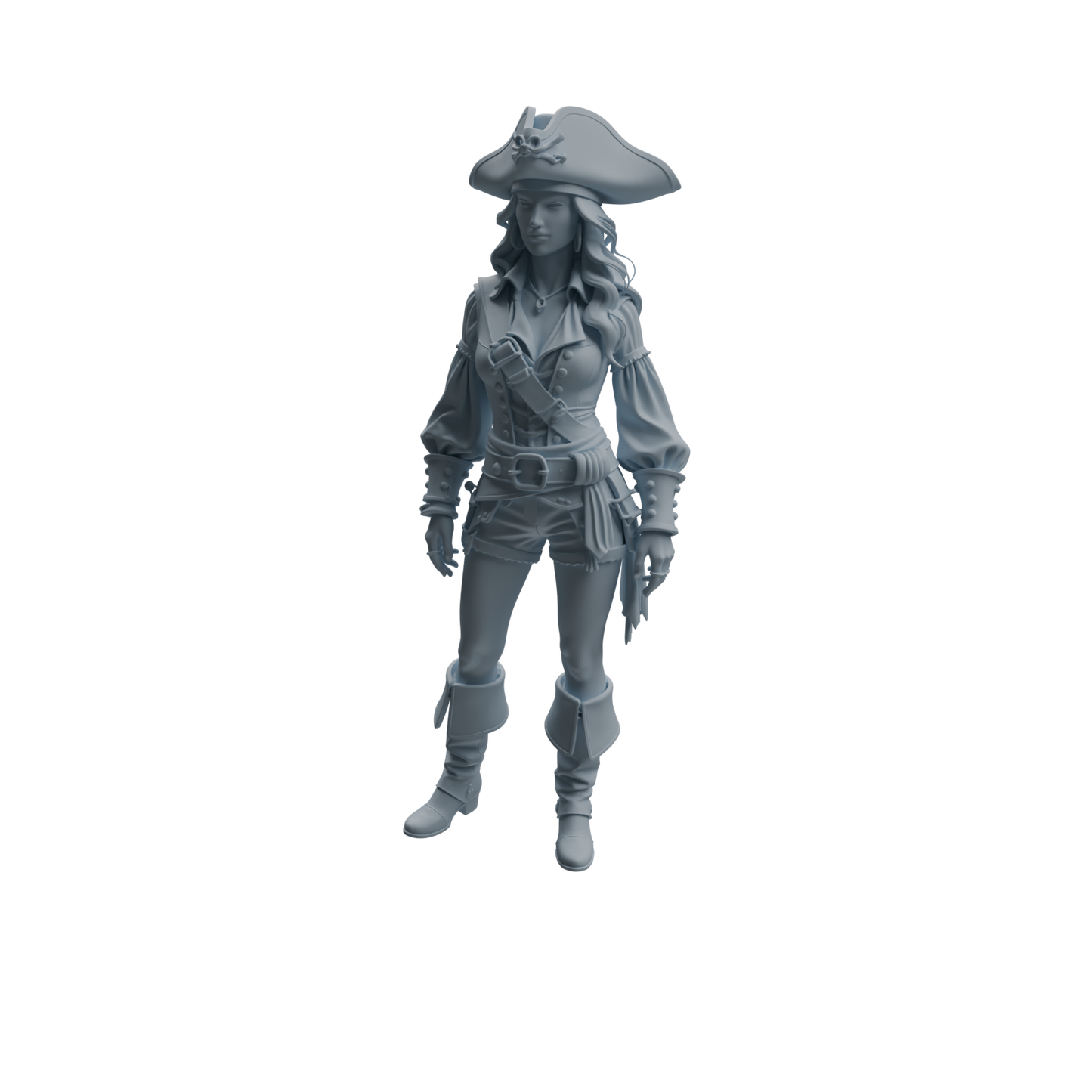 MRY-SFW LYTR1095 Multi-pose Female Pirate Character Modern Model 4 pcs