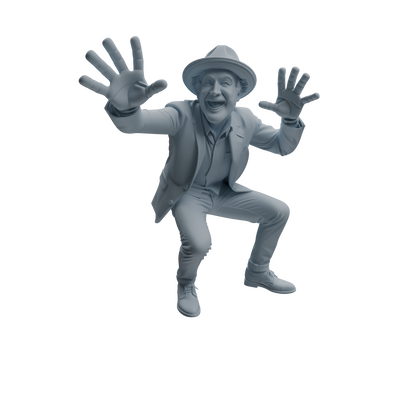 MRY-SFW LYTR1033 Joyful Interactive Male Character Modern Model 3 pcs