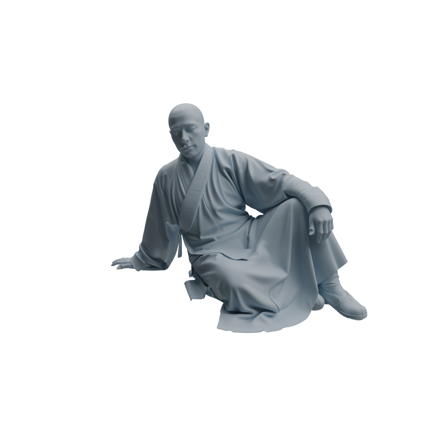 MRY-SFW LYTR1080 Zen-style Monk Character Modern Model 3 pcs