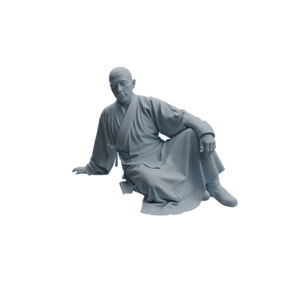 MRY-SFW LYTR1080 Zen-style Monk Character Modern Model 3 pcs