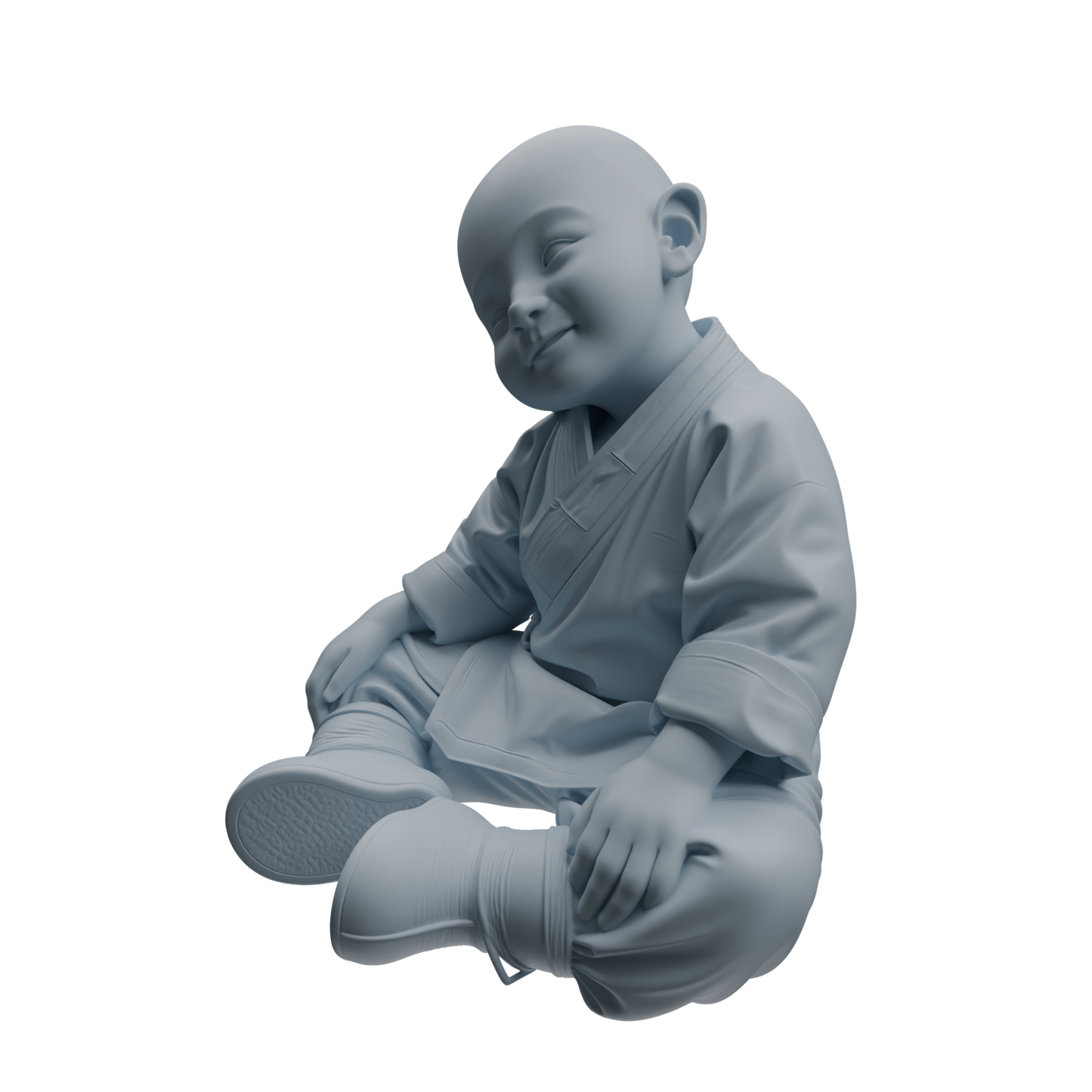 MRY-SFW LYTR1069 Kung Fu Little Monk Character Modern Model 4 pcs