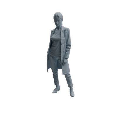 MRY-SFW LYTR999 Professional Female Doctor Character Modern Model 4 pcs