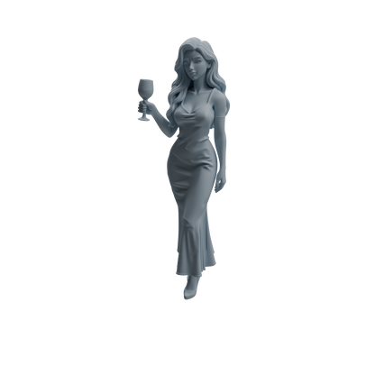 MRY-SFW LYTR935 Banquet Female Guest Character Modern Model 4 pcs